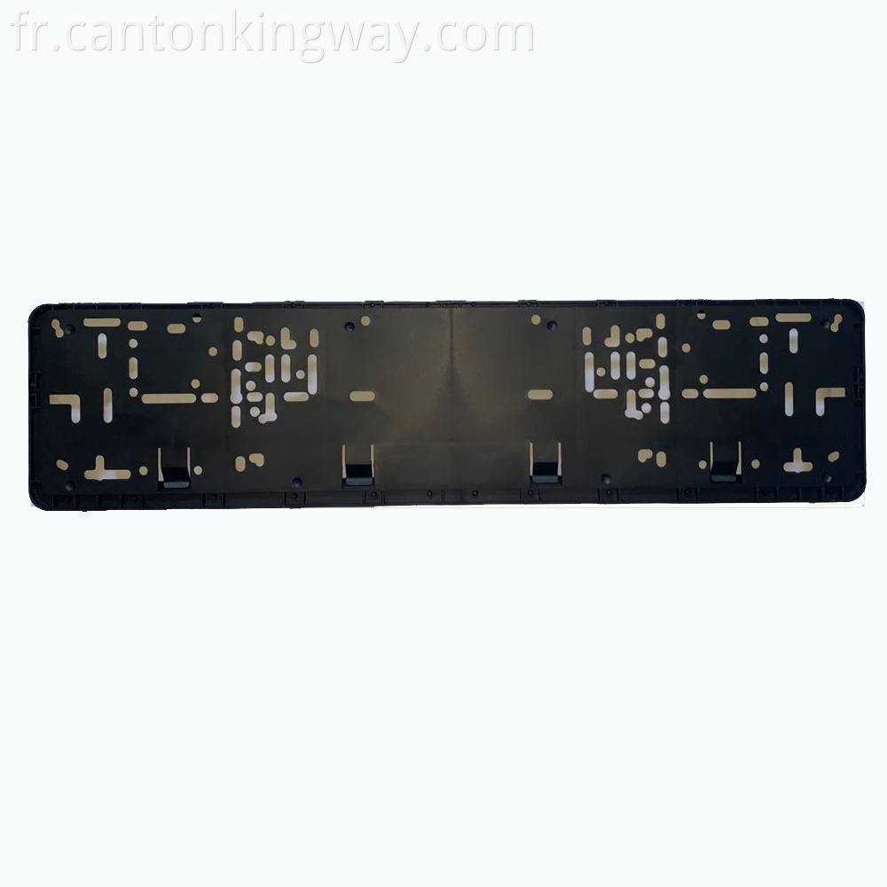 Euro License Plate Frame Backside